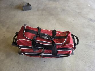 Bowling balls and bag