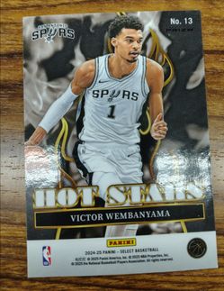 Victor Wembanyama 2024-25 Panini Select Prizm Hot Stars #13