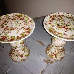 Beautiful Large Vintage Candle Holders