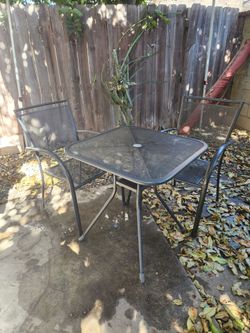 Patio table set