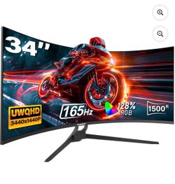 Gawfolk 34 inch curved gaming monitor
