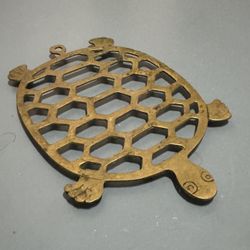 Brass Turtle Trivet 