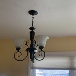 Black Metal Chandelier