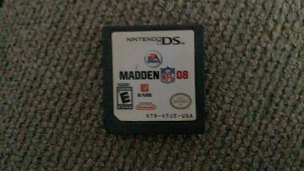 Juego  Nintendo DS Madden 🎮