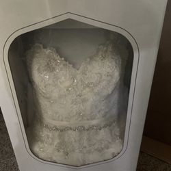 David’s Bridal Size 10 Wedding Dress 