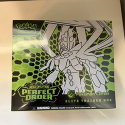 Pokémon TCG: Mega Evolution-Perfect Order Pokémon Center Elite Trainer Box