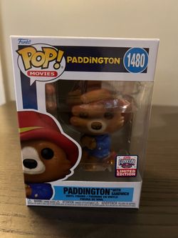 VAULTED LIMITED EXCLUSIVE Paddington Bear w/ Marmalade Sandwich Funko Pop #1480