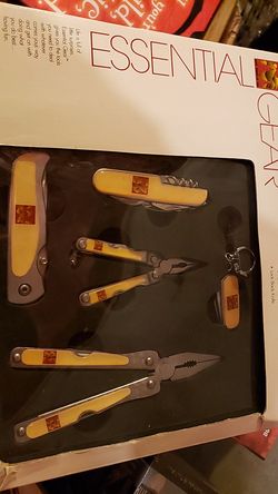 Essential gear 5 piece multi tool set