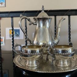 Silver Tea Pot Set