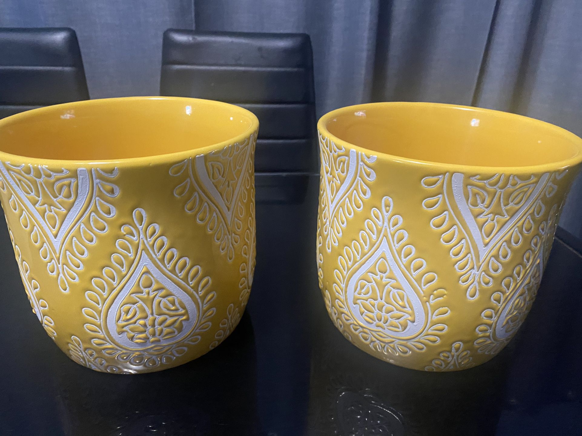 Yellow Decor Vase