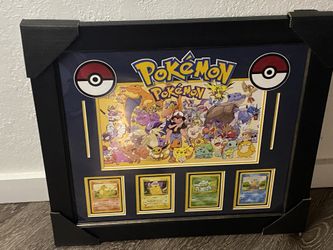 Highly Collectible Brand New Set of 4 Rare Pokemon Cards with Frame - Charmander, Pikachu, Bulbasaur, Squirtle for Sale in Oakland Park, FL - OfferUp Highly Collectible Brand New Set of 4 Rare Pokemon Cards with Frame - Charmander, Pikachu, Bulbasaur, Squirtle for Sale in Oakland Park, FL - OfferUp
