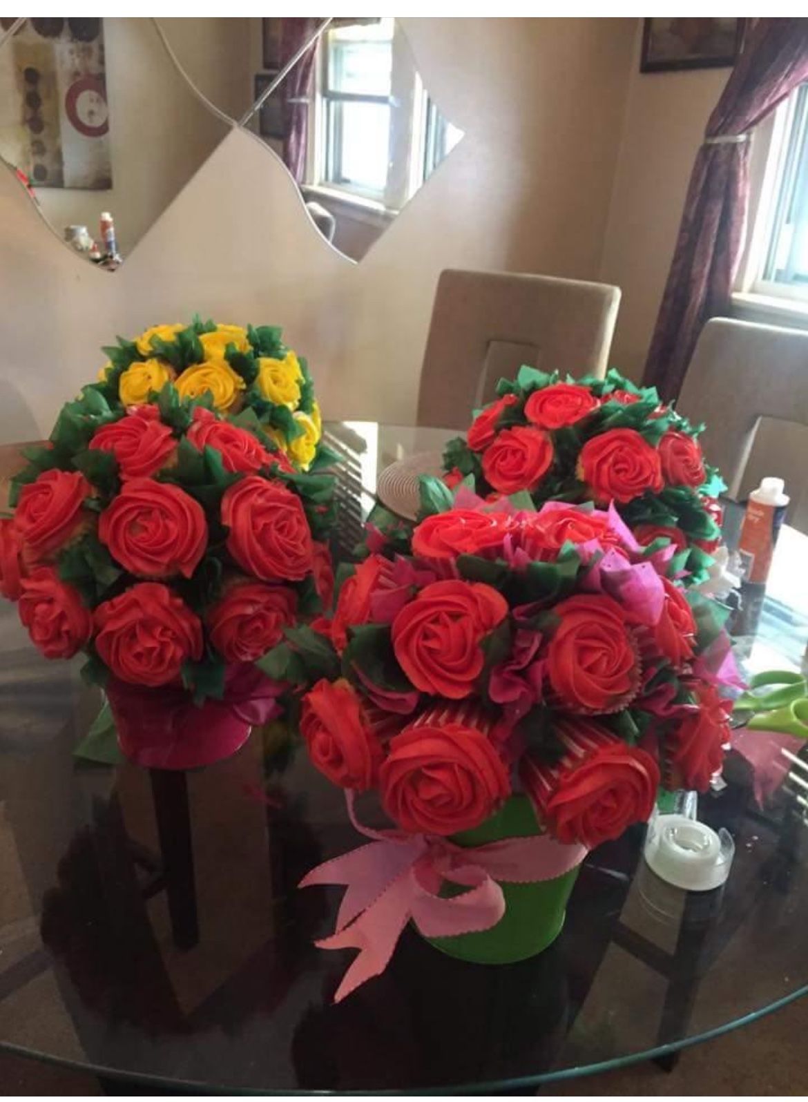 Cupcake Rosas