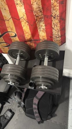 200 lbs of dumbbells