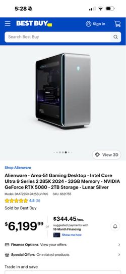 Alienware Area-51 Gaming Desktop PC
