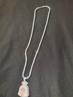 Iced Money Bag Chain