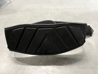 Black Padded Lumbar Support Belt
