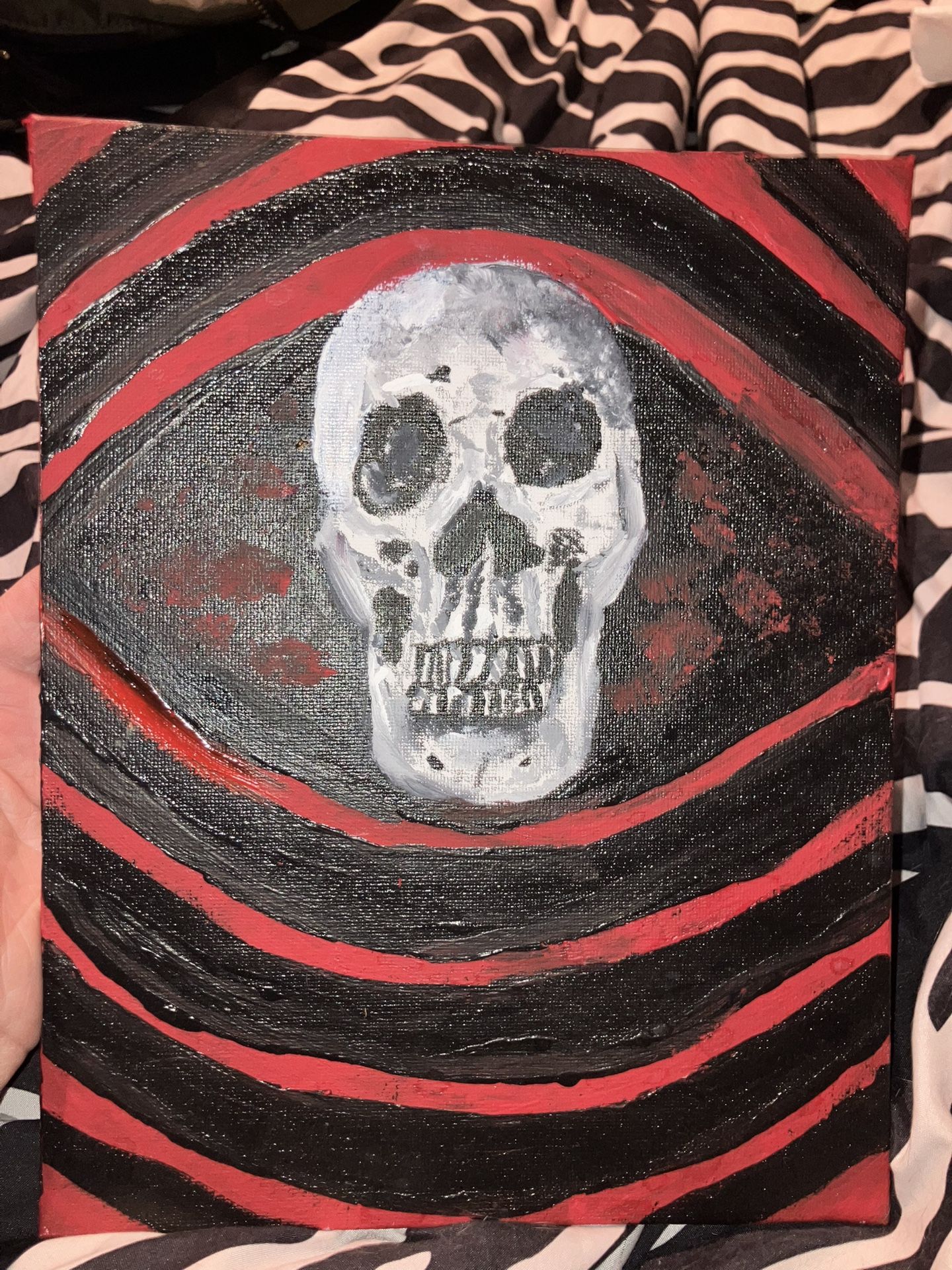 skull painting