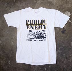 Vintage Public Enemy Single Stitch Rap Tee