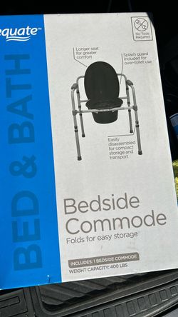 BEST OFFER Equate bedside toilet