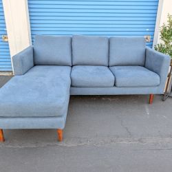 Blue Sectional Couch Sofa