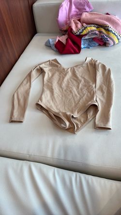 Nude Long Sleeve Dance Leotard
