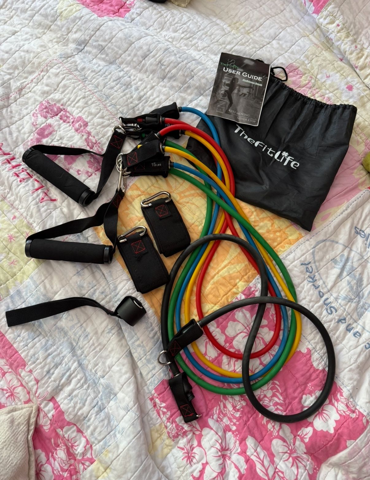“The Fit Life” Resistance Tubes w/Instruction Booklet