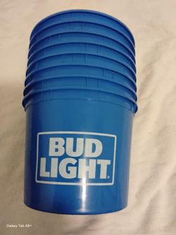 8 Bud Light Beverage Buckets
