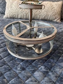Diamond studded light fixture