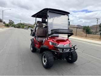 Brand New 4-Seat Electric Golf Cart Red