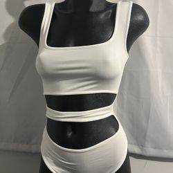 White Bodysuit Top 