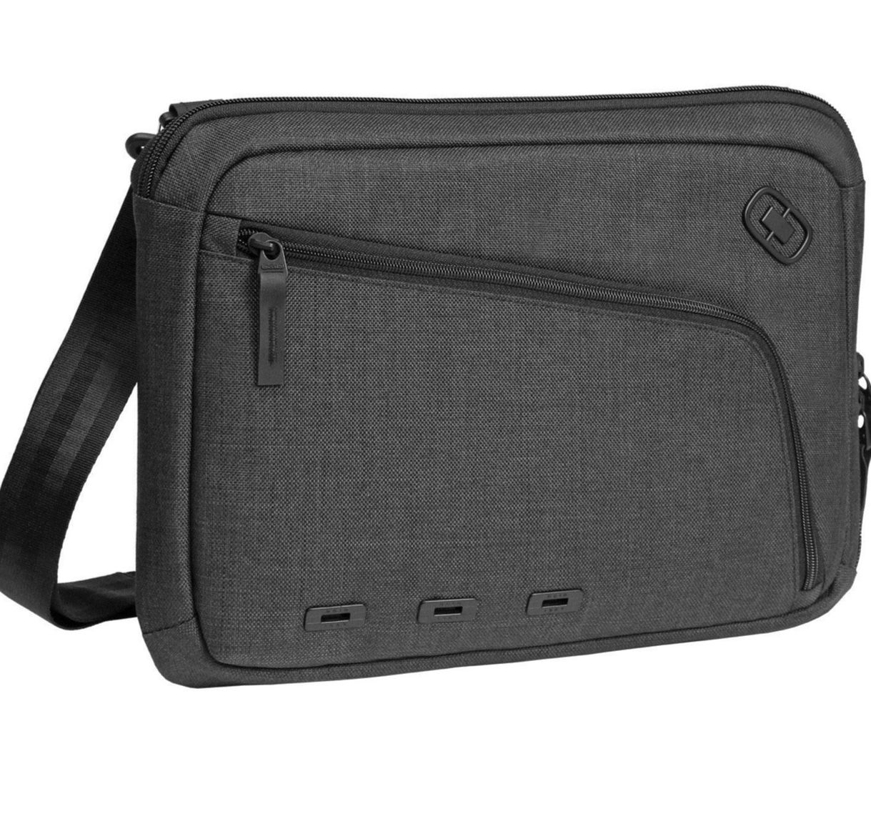 Ogio Newt 13" Slim Sleeve Messenger Bag - Black - Laptop Tablet Kindle