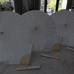 Decorative Sun Unbrellas with Hand Fans