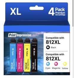 Remanufactured Replacement for Epson 812XL Ink Cartridges