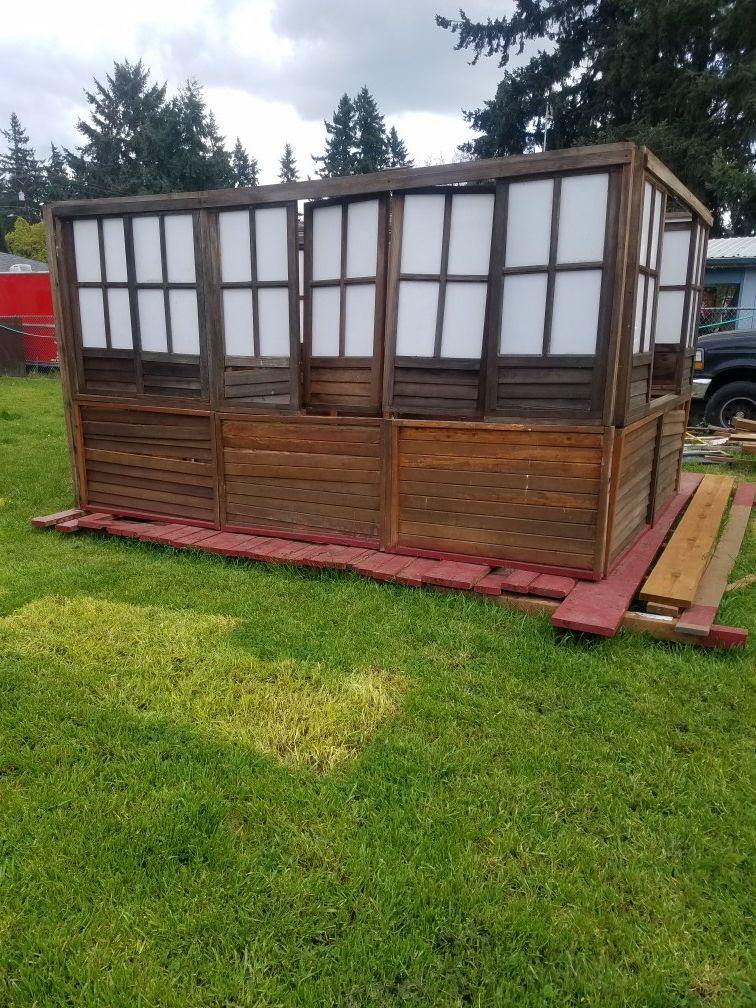 Cedar Gazebo with Deck