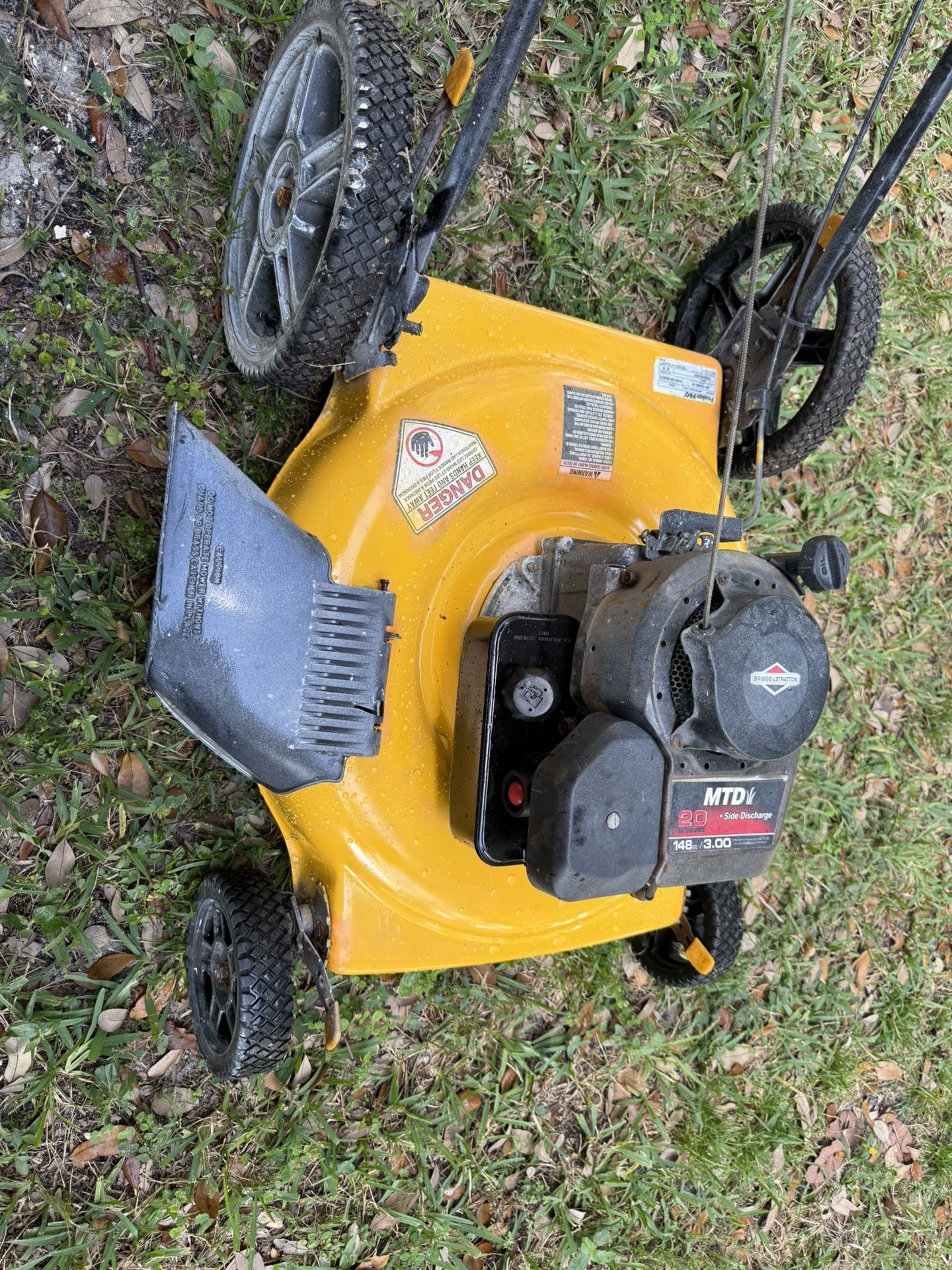 Lawn Mower Poulan Pro Push Mower Very Good Condition Work Great 