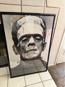 Frankenstein poster framed