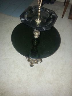 Standing vintage ash tray