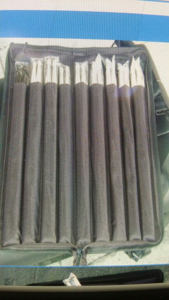 9 Pairs Drum Stick set with Bag