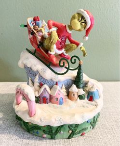 Jim Shore The Grinch “Grinch On Small Sled” Figurine (contact info removed)