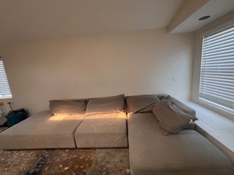 Costco Macon 3 Piece Fabric Modular Sectional