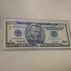 1996 $50 Bill