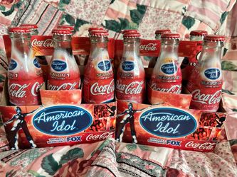 American Idol season one and season two Coke bottles