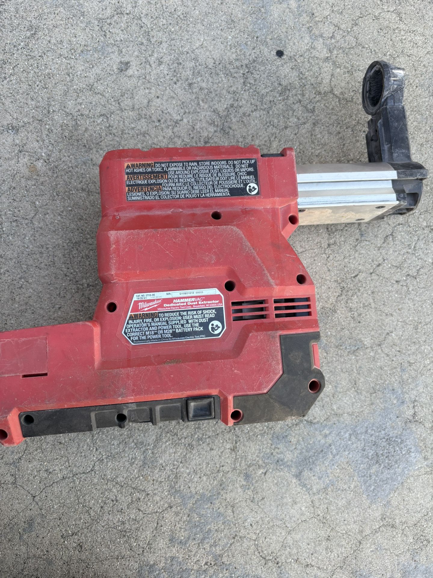 Milwaukee Hammer Vac