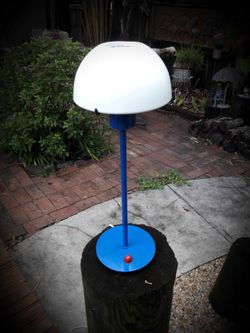 Mid Century Memphis Mushroom Lamp