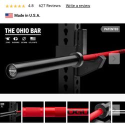 The Ohio Bar - RED/BLACK Cerakote