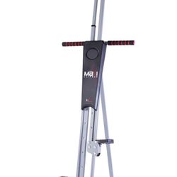 MaxiClimber Vertical Climber ERS (Elastic Resistance System) - Easy to Assemble, Folding Exercise Machine Combines Cardio & Strength Training for