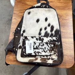Cowhide Backpack