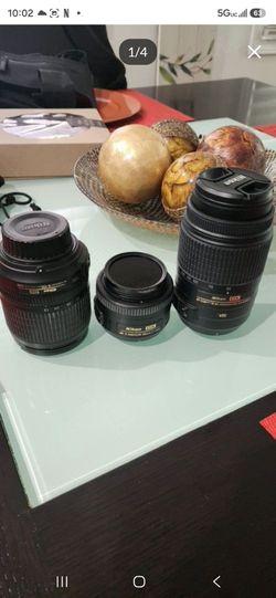 Nikon DX Camera Lens Bundle – Set of 3