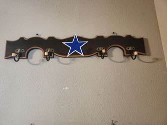 Cowboys coat rack and Kansas City coat rack