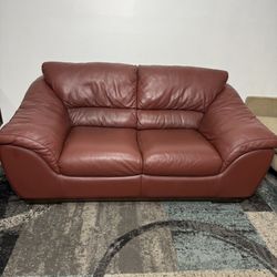 Natuzzi Couch Free Delivery Sofa Leather Loveseat